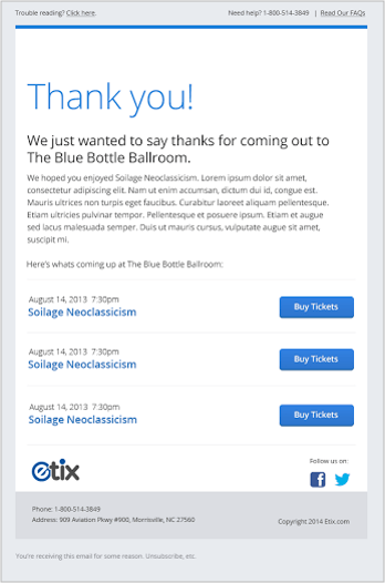 Thank You Email